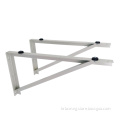 Triangle Support Galvanized Powder Coated Steel AC Wall Mount Bracket